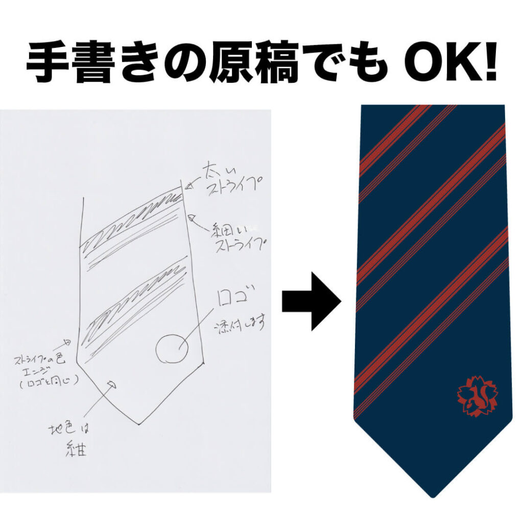 手書きの原稿でもOK！